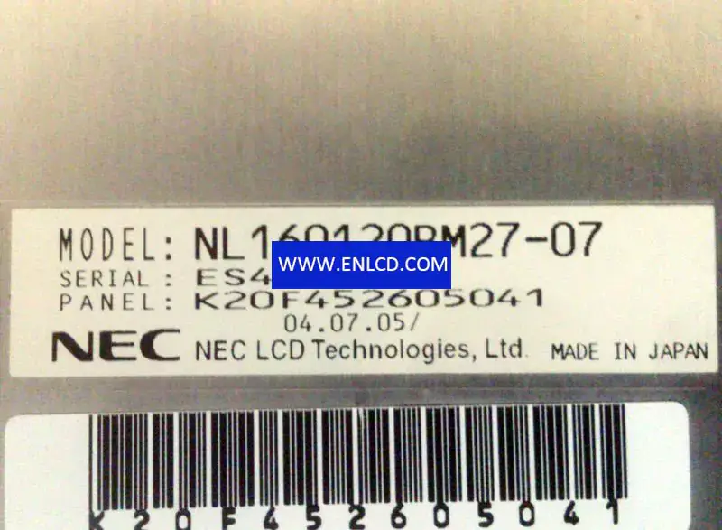 NEC NL160120BM27-07 LCD