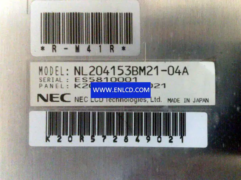 NEC NL204153BM21-04A LCD