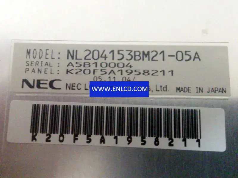 NL204153BM21-05A NLT LCD panel replacement for Medical Imaging