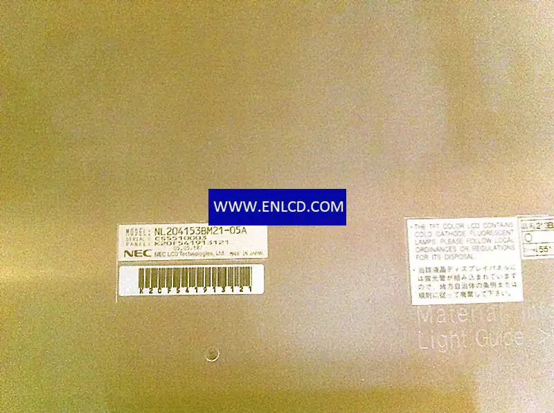 NL204153BM21-05A NLT LCD panel replacement for Medical Imaging