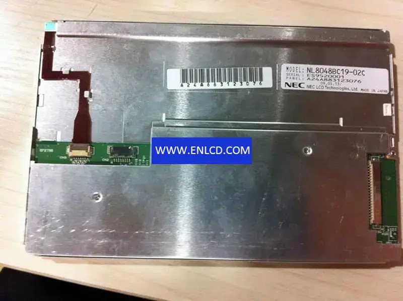 Remplacement du panneau LCD NL8048BC19-02C NLT