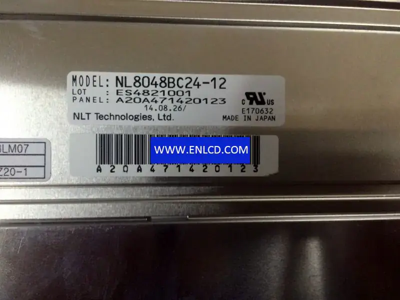Remplacement du panneau LCD NL8048BC24-12 NLT