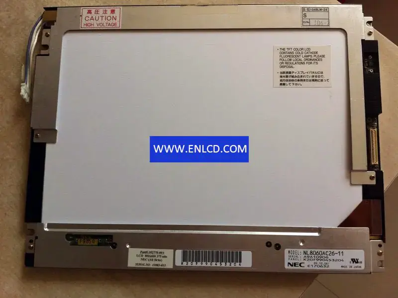 Remplacement du panneau LCD NL8060BC26-11 NLT pour application industrielle