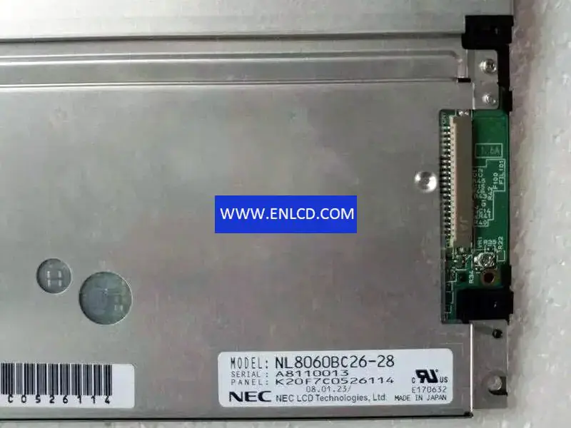 NL8060BC26-28 NLT LCD panel replacement for Industrial Application