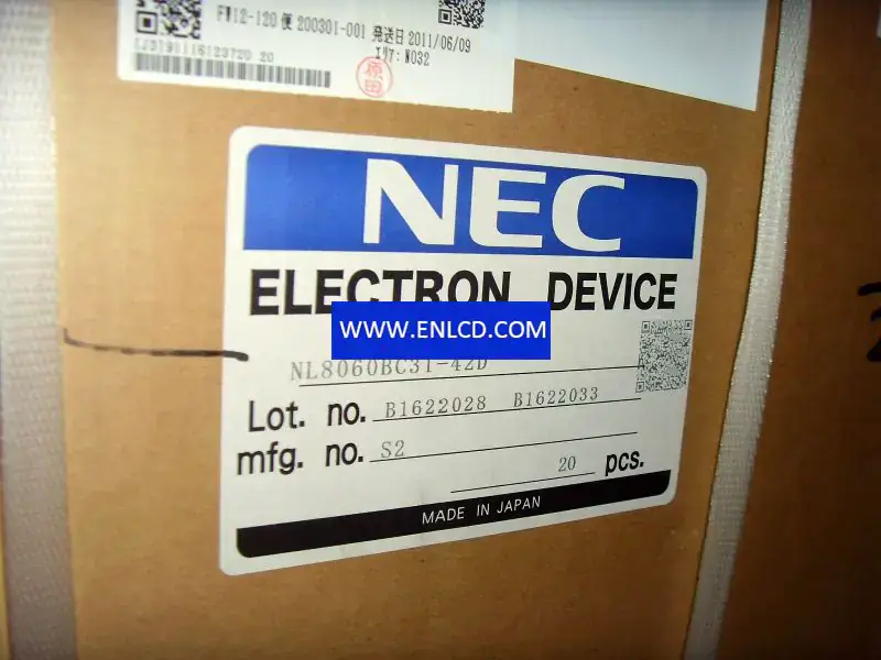 Remplacement du panneau LCD NL8060BC31-42D NLT pour application industrielle