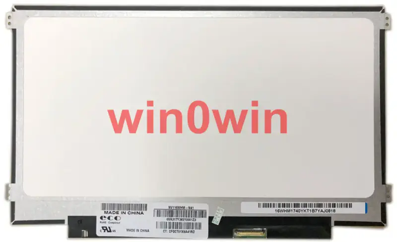 Remplacement du panneau LCD NV116WHM-N41 BOE pour ordinateur portable