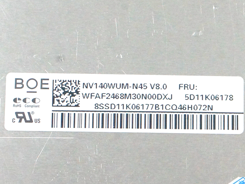BOE NV140WUM-N45 LCD
