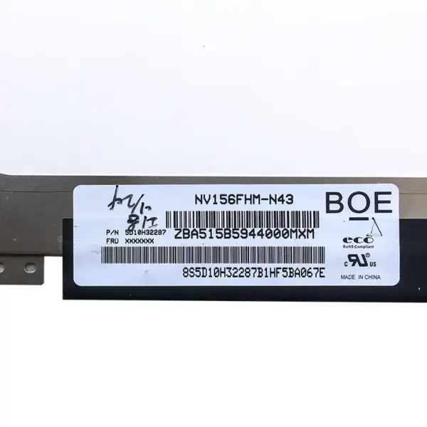 Remplacement du panneau LCD NV156FHM-N43 BOE