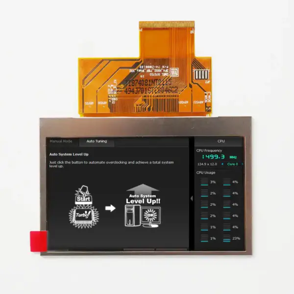 Substituição do painel LCD P0340WQLA-T CMEL