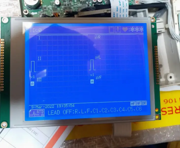 Carte LCD P128GS24Y-1 A2 R2 OGM-128GS24Y-1-F5025