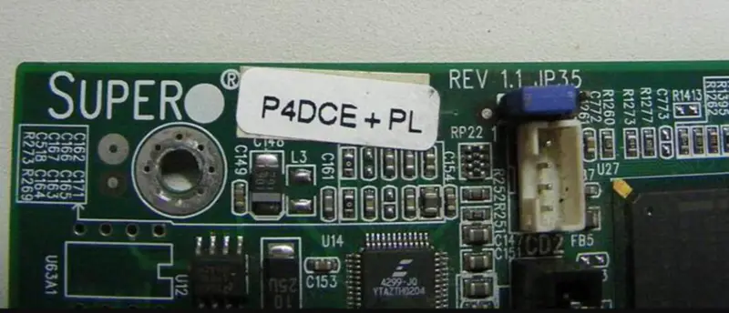 SuperMicro P4DCE+PL 603 Workstation motherboard