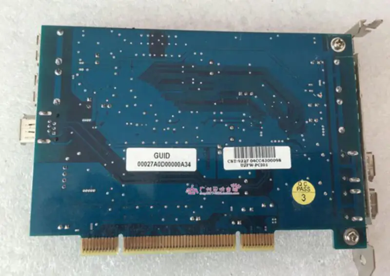 USB 2.0 FireWire (IEEE-1394a) PCI Ana Bilgisayar Adaptörü U2FW-PCI01 endüstriyel anakart