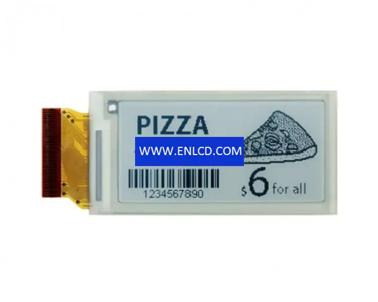 Remplacement du panneau LCD PDI EG020AS012 pour étiquette de prix électronique