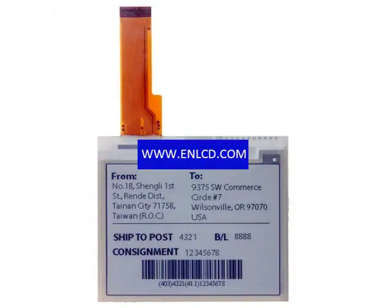 Remplacement du panneau LCD PDI EQ030AS181 pour étiquette de prix électronique