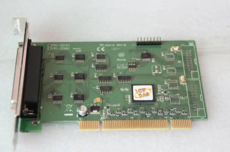 Carte PCI PIO-D24U avec 24 canaux d'E/S numériques Carte mère industrielle