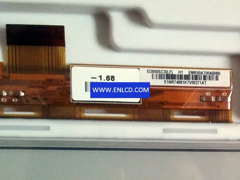Remplacement du panneau LCD ED050SC3 E Ink pour lecteur de livre électronique