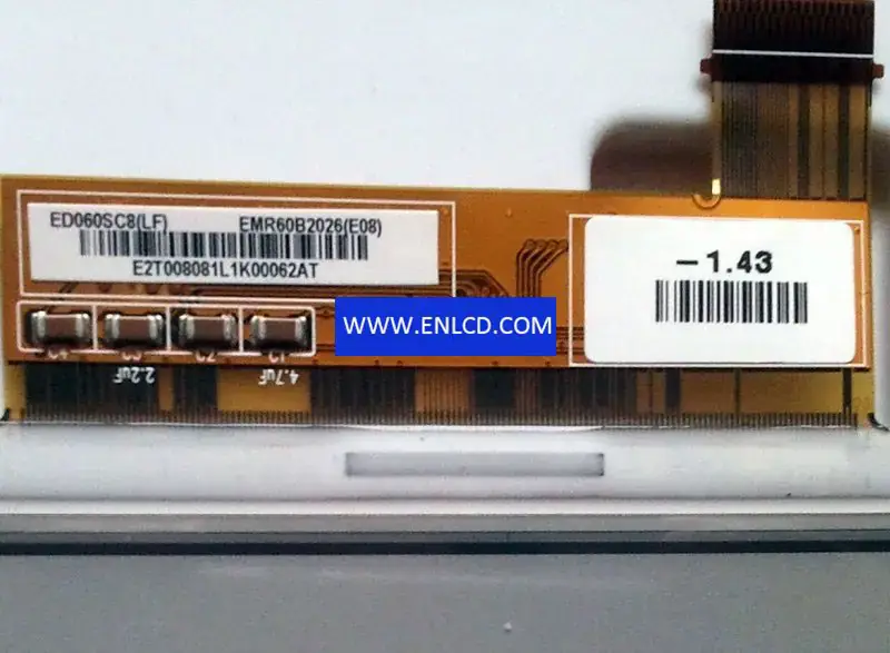 Remplacement du panneau LCD ED060SC8 E Ink pour écran tactile
