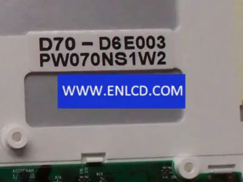 Remplacement du panneau LCD à encre PW070NS1W2 E