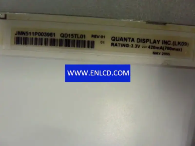 QD15TL01 Rev.01 Austausch des QDI-LCD-Panels