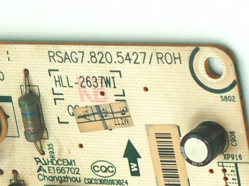 Carte d'alimentation Hisense LED32K370 32L299 RSAG7.820.5427 ROH HLL-2637WI