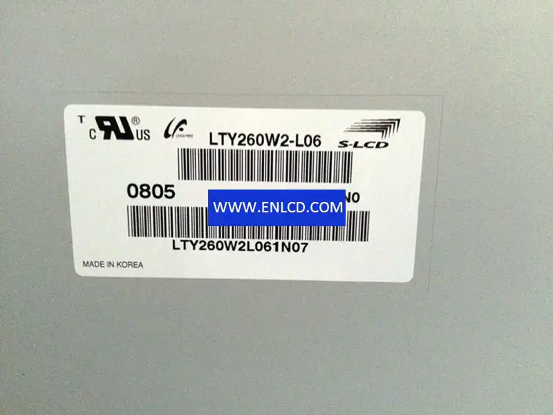 Remplacement du panneau LCD Samsung LTY260W2-L06