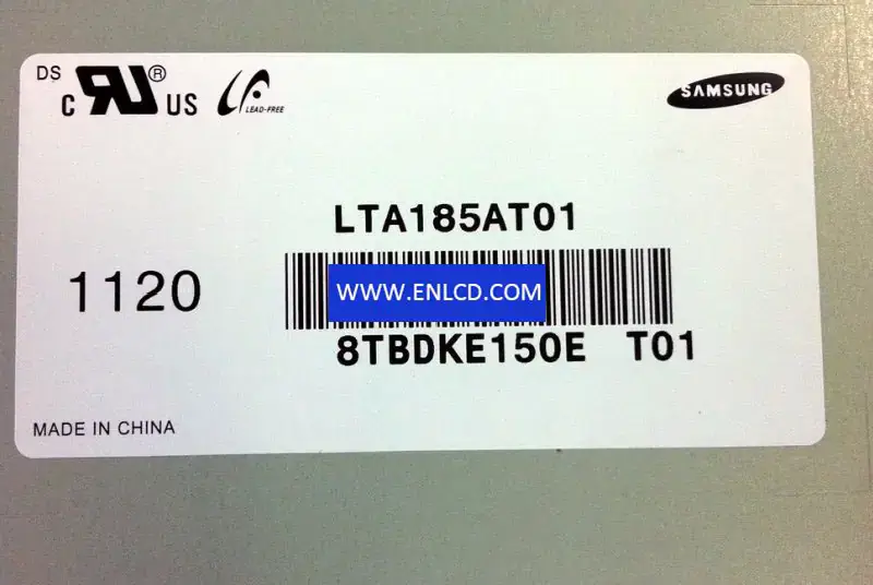 Remplacement du panneau LCD Samsung LTA185AT01 pour téléviseurs