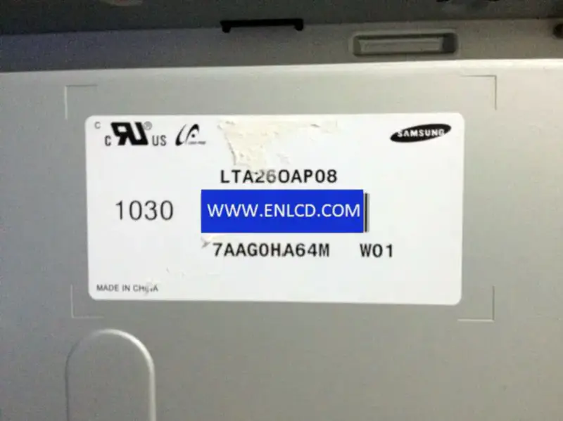 Remplacement du panneau LCD Samsung LTA260AP08 pour écran tactile