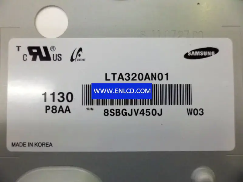 Remplacement du panneau LCD Samsung LTA320AN01-W pour téléviseurs