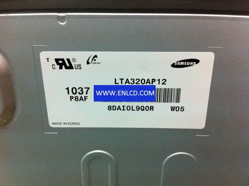 Remplacement du panneau LCD Samsung LTA320AP12