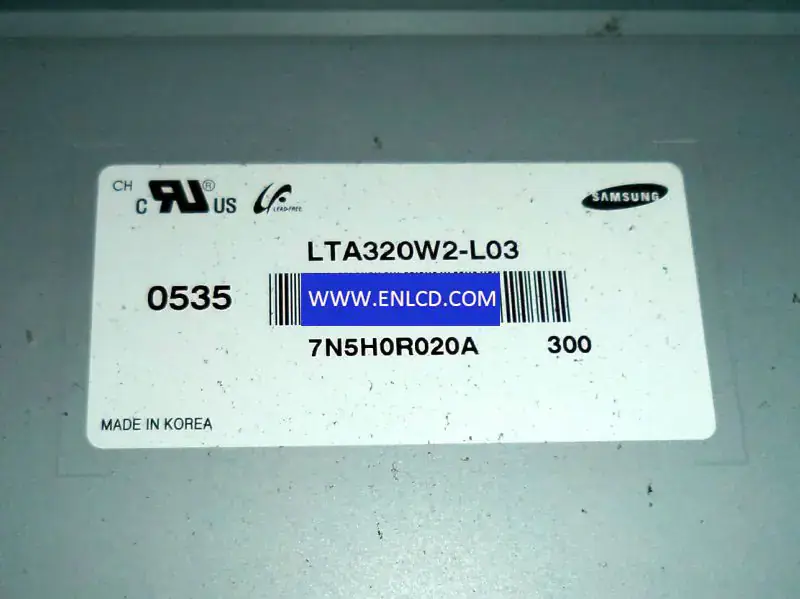 LTA320W2-L03 Samsung LCD panel replacement for TV Sets