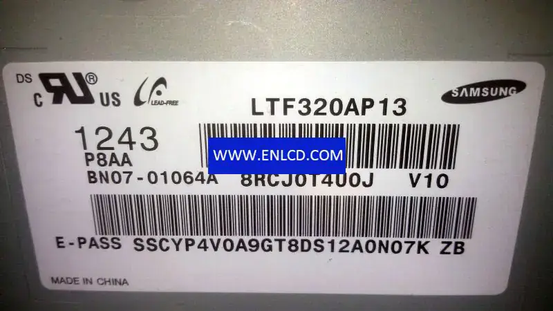 Substituição do painel LCD LTF320AP13 Samsung