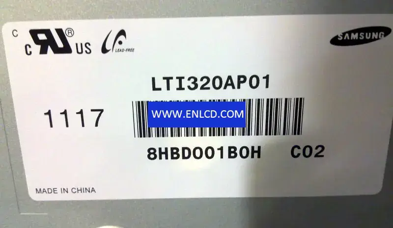 Substituição do painel LCD LTI320AP01 Samsung para sinalização digital