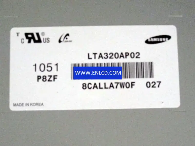 Remplacement du panneau LCD Samsung LTI320AP02 pour l'affichage numérique
