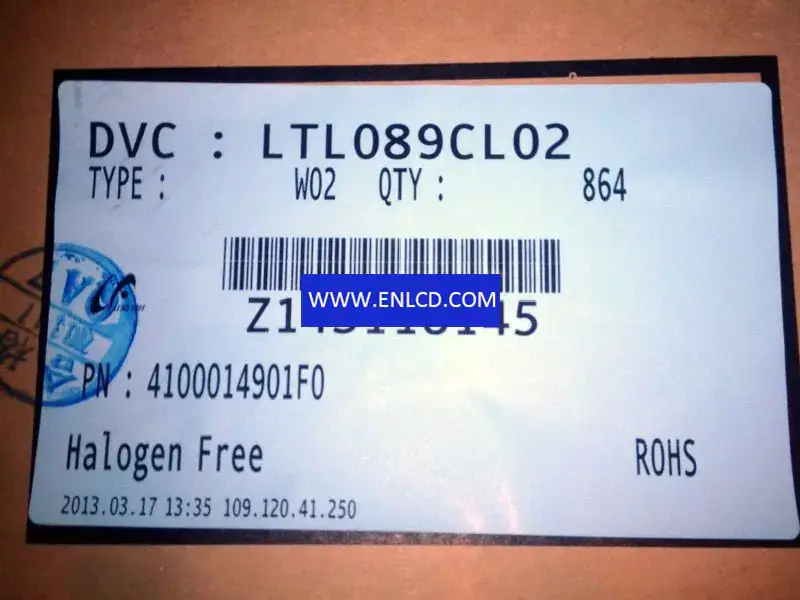 Samsung LTL089CL02-W02 LCD
