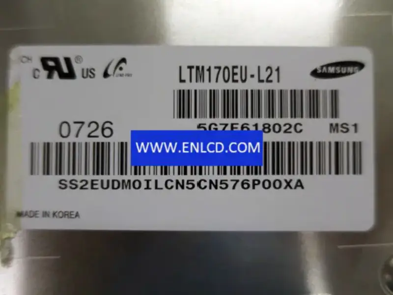 Remplacement du panneau LCD Samsung LTM170EU-L21 pour moniteur de bureau