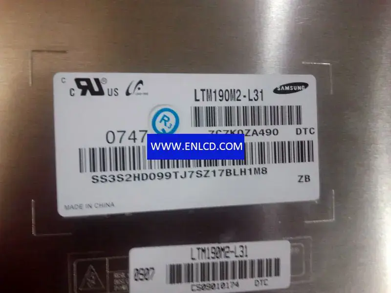 LTM190M2-L31(Glare) Samsung LCD-paneelvervanging voor desktopmonitor