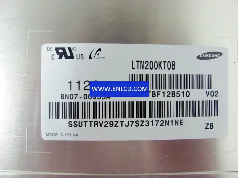 Remplacement du panneau LCD Samsung LTM200KT08-V pour moniteur de bureau