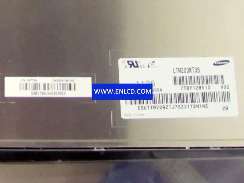 Remplacement du panneau LCD Samsung LTM200KT08-V pour moniteur de bureau