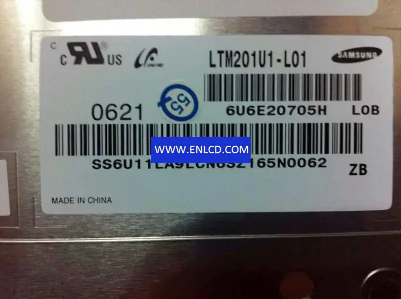 Remplacement du panneau LCD Samsung LTM201U1-L01 pour moniteur de bureau