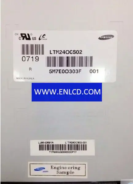 Samsung LTM240CS02 LCD panel replacement