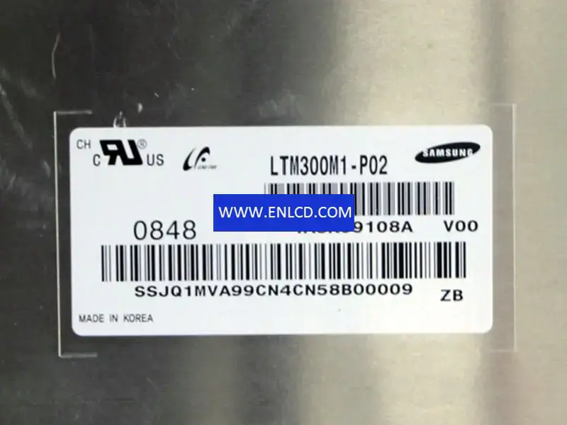 Remplacement du panneau LCD Samsung LTM300M1-P02