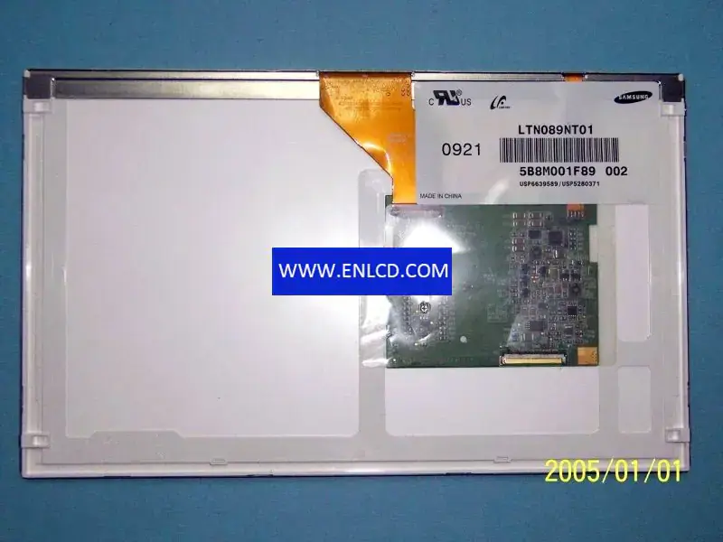 LTN089NT01 Remplacement du panneau LCD Samsung pour MP4 PMP, Netbook PC