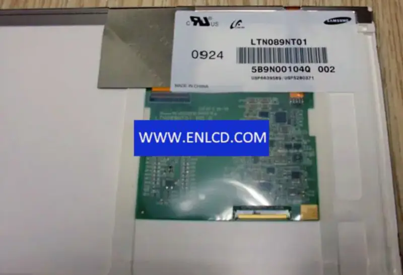 LTN089NT01 Remplacement du panneau LCD Samsung pour MP4 PMP, Netbook PC