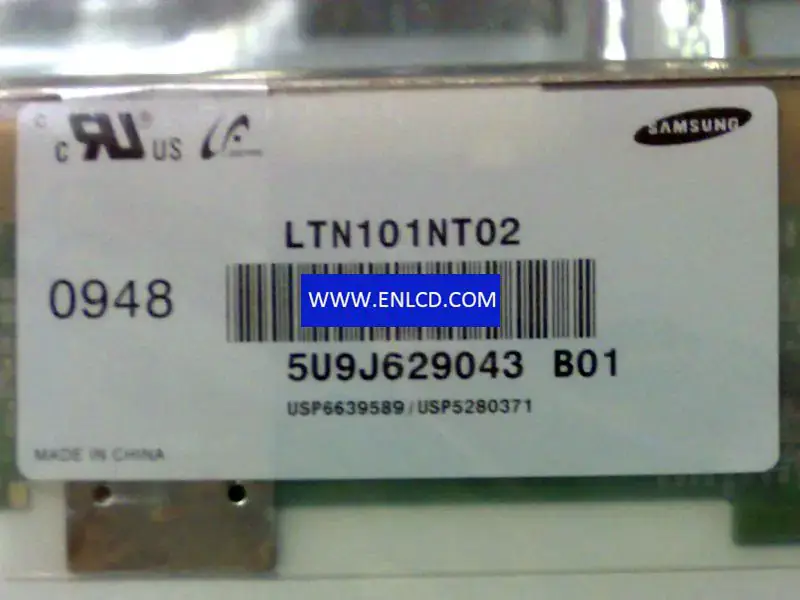 LTN101NT02-B01 Samsung LCD panel replacement for Netbook PC