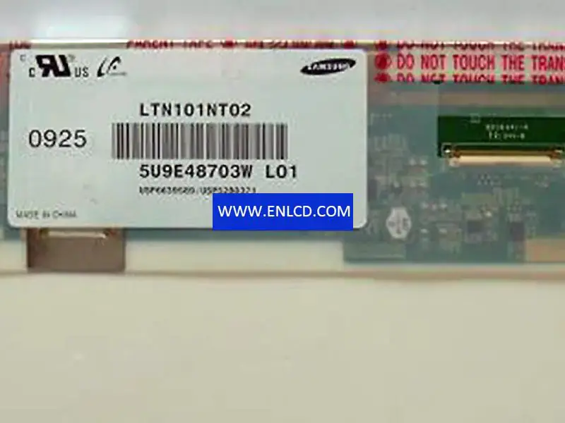 Remplacement du panneau LCD Samsung LTN101NT02-L01