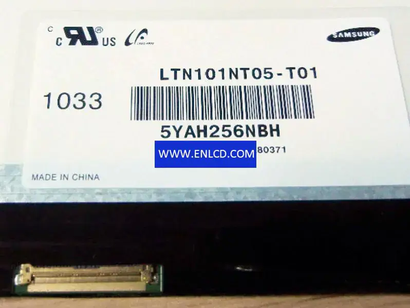 Remplacement du panneau LCD Samsung LTN101NT05-T01