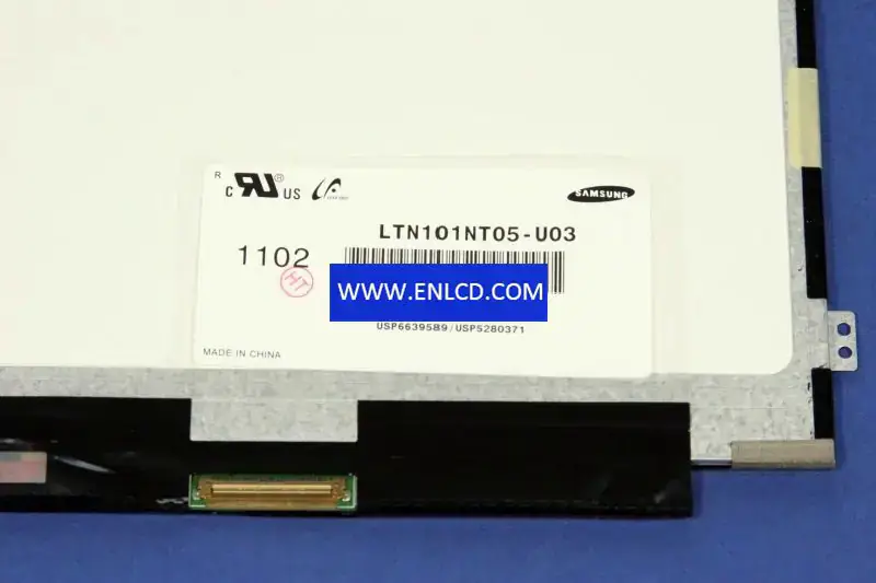 Remplacement du panneau LCD Samsung LTN101NT05-U03