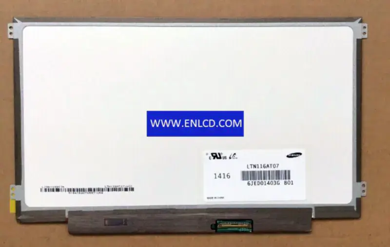 LTN116AT07-B01 Netbook PC, Dizüstü Bilgisayar için Samsung LCD panel değiştirme