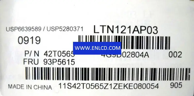 Samsung LTN121AP03-002 LCD
