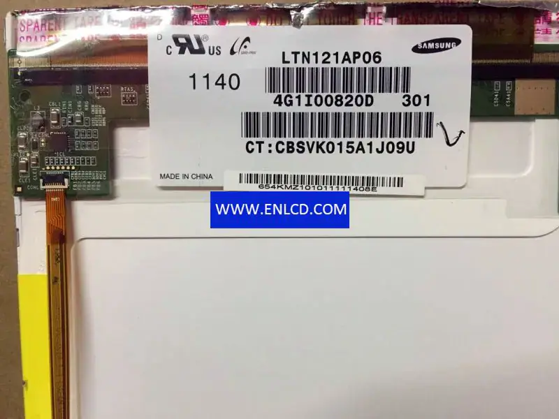 LTN121AP06-301 Samsung LCD panel replacement for Pad & Tablet,Laptop